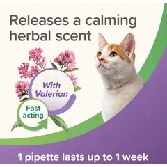 Beaphar StressLess Herbal Calming Spot-On успокояващи пипети за котки, 3 бр
