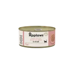 Applaws Tuna Fillet With Salmon - месни хапки с риба тон и сьомга, консерва за котки 70 г
