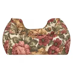 Pet Comfort Alpha водоустойчиво легло за кучета и котки, устойчивo на петна, флорални мотиви, М, 65х80 см