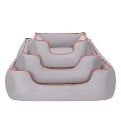 Pet Comfort Alpha водоустойчиво легло за кучета и котки, устойчивo на петна, светло сиво, S, 50х60 см