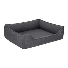 Pet Comfort Bravo легло за кучета и котки, с ортопедична пяна, тъмно сиво, S, 75х60 см