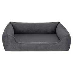 Pet Comfort Bravo легло за кучета и котки, с ортопедична пяна, тъмно сиво, M, 90х70 см