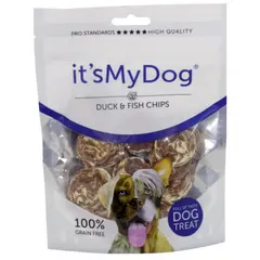 Its my dog It`s My Dog лакомство за кучета, чипс с патешко и риба, 85 г