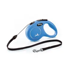Flexi  Classic Long Small – 8м въже, до 12 кг - цвят син