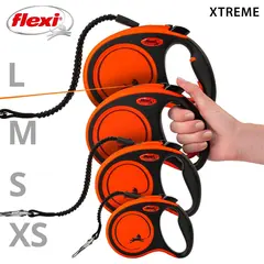 Flexi  Xtreme L - 8м лента, до 55кг - цвят оранж