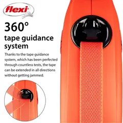 Flexi  Xtreme L - 8м лента, до 55кг - цвят оранж