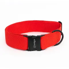 Anipro  Extra Strong Black нашийник лента 40мм/45-70см - червен с черна тока
