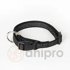 Anipro  Sport+ нашийник лента със светлоотразителни нишки 10мм/20-35см черен