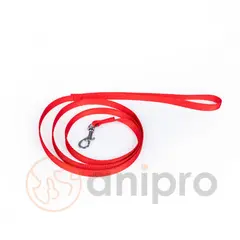 Anipro  Sport+ повод от лента 2.0/120см червен