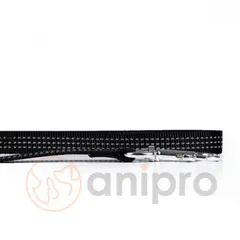 Anipro  Sport+ повод от лента със светлоотразителни нишки, 20мм/120см черен
