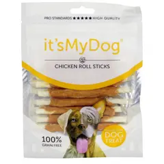 Its my dog It`s My Dog лакомство за кучета, солети от кожа с пилешко месо, 80 г