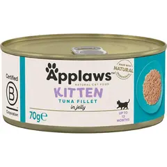 Applaws Kitten Tuna in Jelly - Месни хапки за котенца с риба тон в желе, консерва 70 г