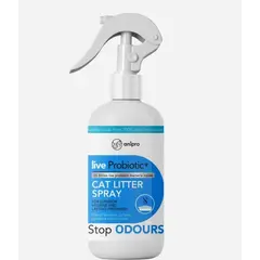anipro Live Probiotic+ Stop Odour - пробиотичен спрей за премахване на миризми от котешка тоалетна, 500 мл