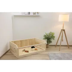 Kerbl Luxury wooden home for Guinea pigs - Луксозен дървен дом за  Морски свинчета и други малки животни - 114 / 76 / 40 см