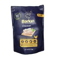 Barkin High Premium Chicken - Суха храна за израснали кучета от всички породи, с пилешко - 2 кг