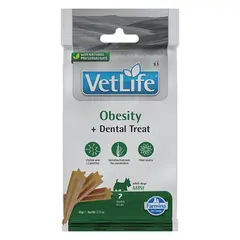 Vet Life Obesity Dental Treat Mini – Дентални стикове за контрол на теглото при кучета от мини породи - 60 г