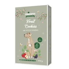 Chicopee Fruit Cookies - веган бисквитки за кучета с ябълки и бъз,, 400 г