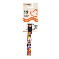 аnipro Soft Touch DOG OF THE CITY - Нашийник лента 10мм/20-35см с черна тока