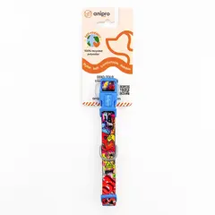 аnipro Soft Touch DOG OF THE CITY - Нашийник лента 10мм/20-35см с тюркоазена тока