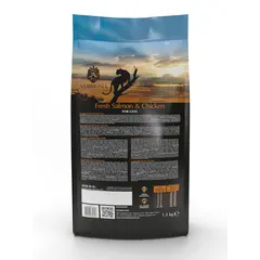 Ambrosia Sterilized Cat Fresh Salmon & Chicken Ulta premium - холистична, хипоалергенна, беззърнена храна за кастрирани котки със сьомга и пилешко, 1,5 кг