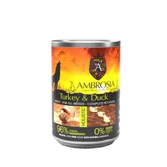 Ambrosia All Breed Turkey & Duck - здравословна храна за кучета от всички породи с Пуйка и Патица  - 400 гр.