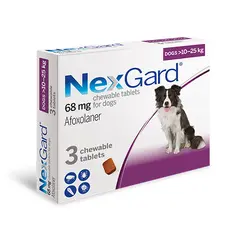 NexGard L - 10-25 кг. - КУТИЯ (3 бр. таб) - СРОК 10.2025