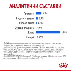 Royal Canin Indoor Sterilised Jelly - Пълноценна мокра храна за кастрирани котки, живеещи на закрито - парченца в желе в пауч 12х85 г