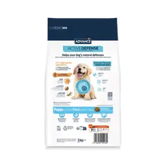 Advance Dog Maxi Puppy - суха храна за подрастващи кученца от едри пилешко и ориз - 3 кг