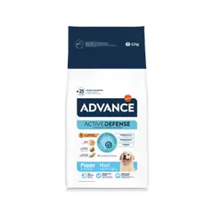 Advance Dog Maxi Puppy - суха храна за подрастващи кученца от едри пилешко и ориз - 12 кг