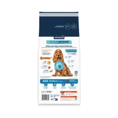 Advance Dog Medium Adult - суха храна за кучета от средни породи с пилешко и ориз - 14 кг