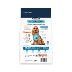 Advance Dog Medium Adult - суха храна за кучета от средни породи с пилешко и ориз - 3 кг