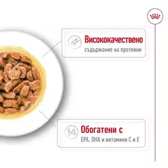 Royal Canin Medium Ageing Pouch - Пълноценна мокра храна за кучета в напреднала възраст от средни породи над 10 години - 10 х 140 гр
