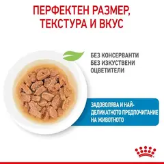 Royal Canin Mini Puppy Pouch - Пълноценна мокра храна в пауч за кученца от дребни породи до 10 месеца - пакет 4 бр х 85 г