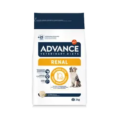 Advance Dog VET Diets Renal - Ветеринарна диета за кучета с бъбречни проблеми - 3 кг