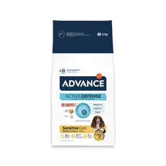 Advance Dog Medium & Maxi Adult Sensitive - Суха храна за кучета от средни и едри породи със сьомга и ориз - 3 кг