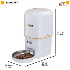 Ferplast Risto Pet Feeder - Автоматичен диспенсър за храна за кучета и котки
