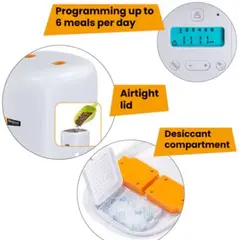 Ferplast Risto Pet Feeder - Автоматичен диспенсър за храна за кучета и котки