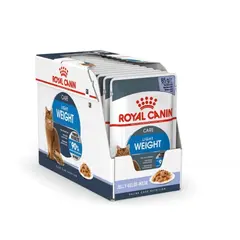 Royal Canin Light Weight Care - Пълноценна мокра храна за котки, склонни към напълняване - парченца в сос в пауч 12х85 г