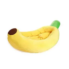PlayMe - Ultra Soft Full Season Banana Pet Kennel - Плюшено легло Банан 70 х 40 см