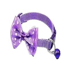 PlayMe Dog collar with bow tie - Нашийник с папионка 19-32 см - кафяв