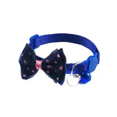 PlayMe Dog collar with bow tie - Нашийник с папионка 19-32 см - кафяв