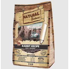 Natural Greatness Rabbit Sensitive Adult Mini Senior and Light - Суха храна със заешко за кучета от мини породи - 2 кг