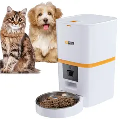 Ferplast  Risto Pet Smart Feeder – Автоматичен диспенсър за суха храна за кучета и котки с управление чрез мобилно приложение
