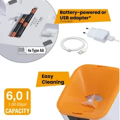 Ferplast  Risto Pet Smart Feeder – Автоматичен диспенсър за суха храна за кучета и котки с управление чрез мобилно приложение