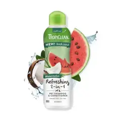 TropiClean Watermelon Luxury 2 in 1 - Шампоан и Балсам с Диня за кучета и котки - 355 мл