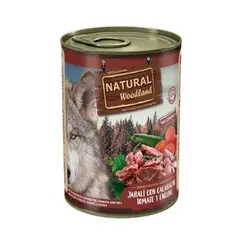 Natural Woodland Wild Boar - Kонсерва за куче с Диво Прасе с тиквички, домат и копър - 400 г