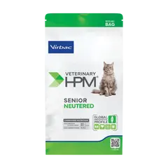 Virbac HPM Senior Neutered Cat - пълноценна храна за кастрирани котки над 10 години - 7 кг