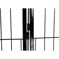 Kerbl Dog and Puppy Outdoor Pen – Метално заграждение за кучета или котенца, усилена с врата, 8 части