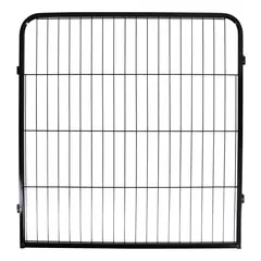Kerbl Dog and Puppy Outdoor Pen – Метално заграждение за кучета или котенца, усилена с врата, 8 части