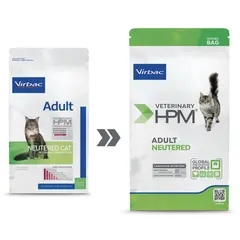 Virbac HPM Adult Neutered Cat - пълноценна храна за кастрирани котки над 12 месеца - 400 г